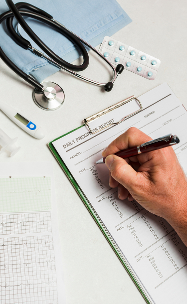 - medical-report-with-medical-equipment - Above The Bar - medical-report-with-medical-equipment - Above The Bar